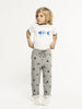SS19 spring collection from One We Like made of 100% organic cotton. Sweatshirt Pants with ribbed waist and adjustable string at the waist. Small fold by the legs. All over prints with boats